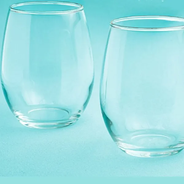 Fashioncraft Personalized Baby Design 9oz Stemless Wine Glasses