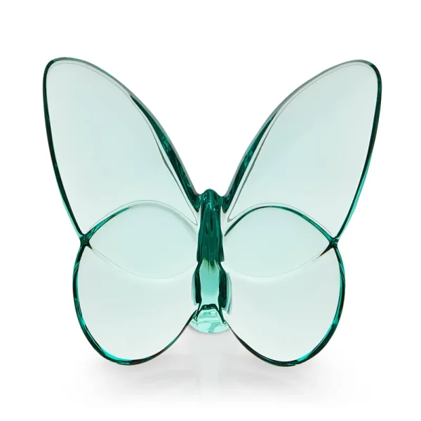 Baccarat Crystal, Lucky Butterfly, Turquoise, Figurine