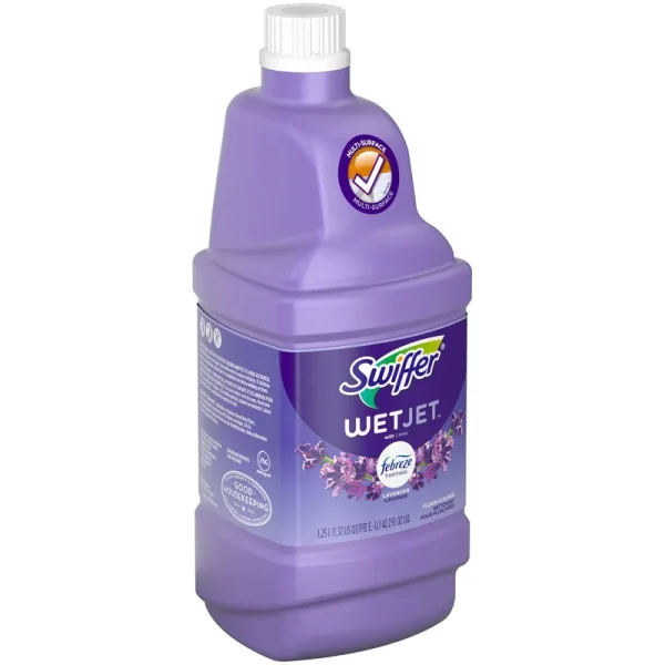 Swiffer WetJet Multi-Surface Cleaner Solution - Lavender & Vanilla Comfort - 42.2 oz
