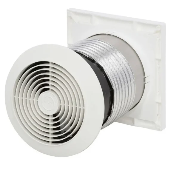 Broan 512M 70 CFM 6" Through The Wall Ventilator, White