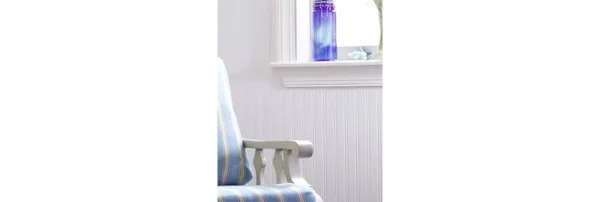 Graham & Brown Beadboard Paintable Wallpaper - White