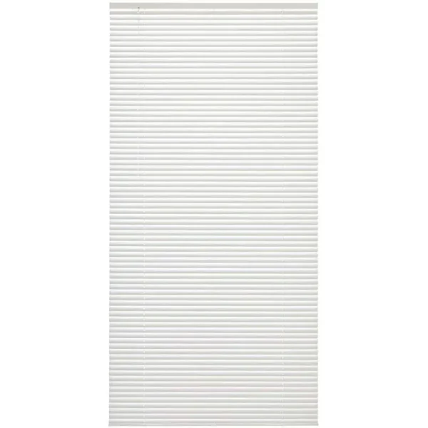 White Cordless Light Filtering Mini Blinds with 1 in. Slats - 27 in. W x 72 in. L