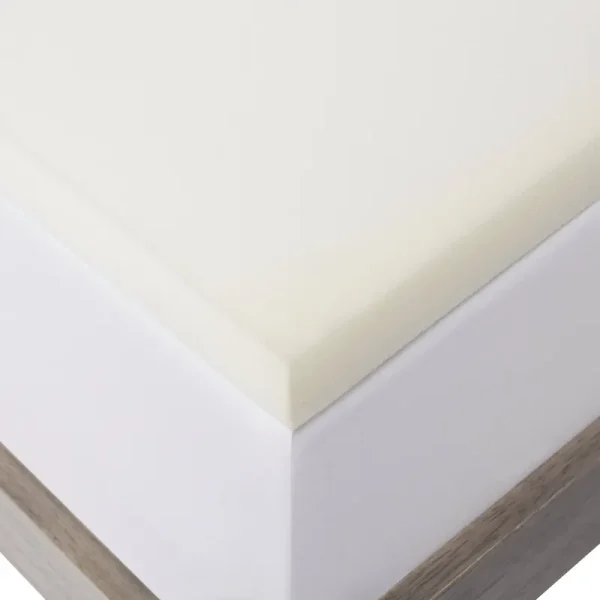 2-Inch Solid Foam Mattress Topper with Premium Mattress Protector by Lucid California King