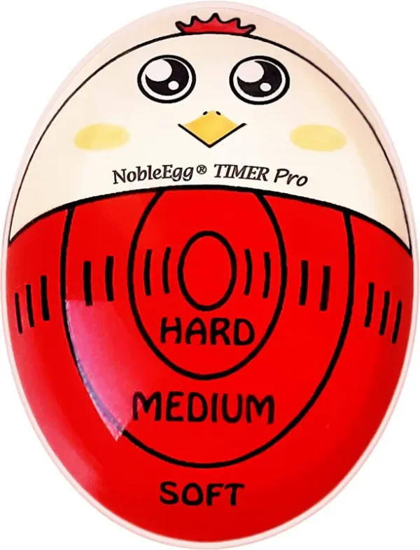 NobleEgg Egg Timer Pro Soft Hard Boiled Egg Timer That Changes Color When Done No BPA, Certified