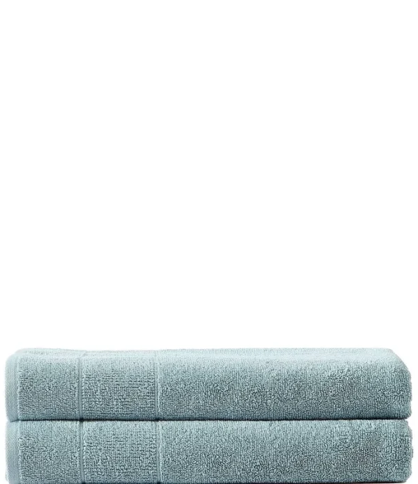 Tommy Bahama Island Retreat 12-Piece Blue Cotton Wash Towel Set