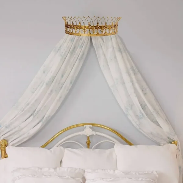 Gold Decorative Metal Curtain or Canopy Crown