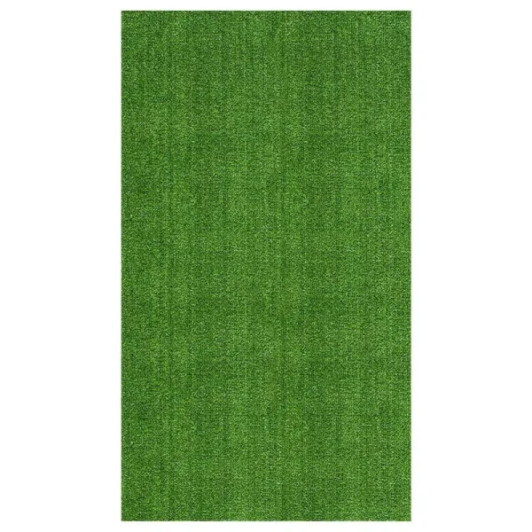 Turf Collection Waterproof Solid Grass 8x10 Indoor/Outdoor Artificial