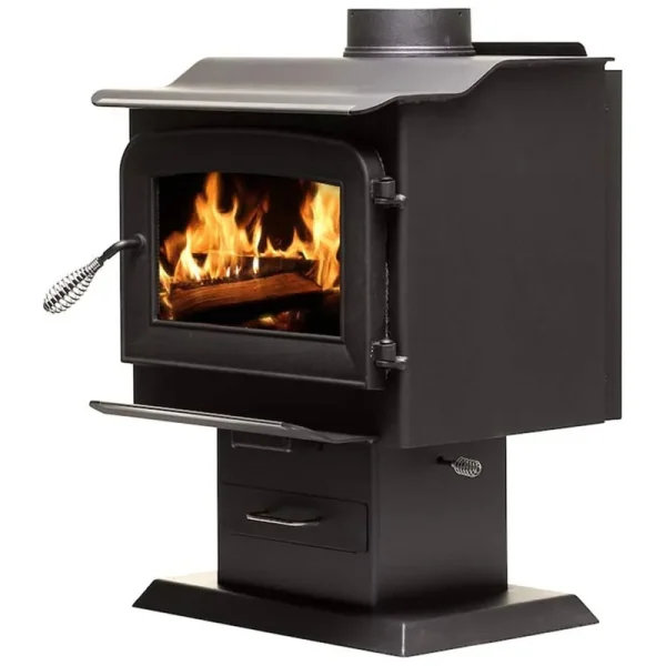 Ashley Hearth AW1120E-P Pedestal Wood Stove - 1200 sq. ft.