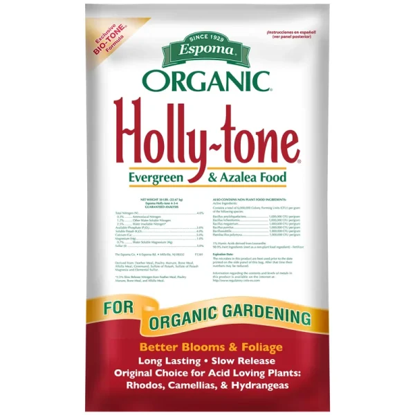 Espoma 50 lbs. Organic Holly Tone Evergreen & Azalea Food