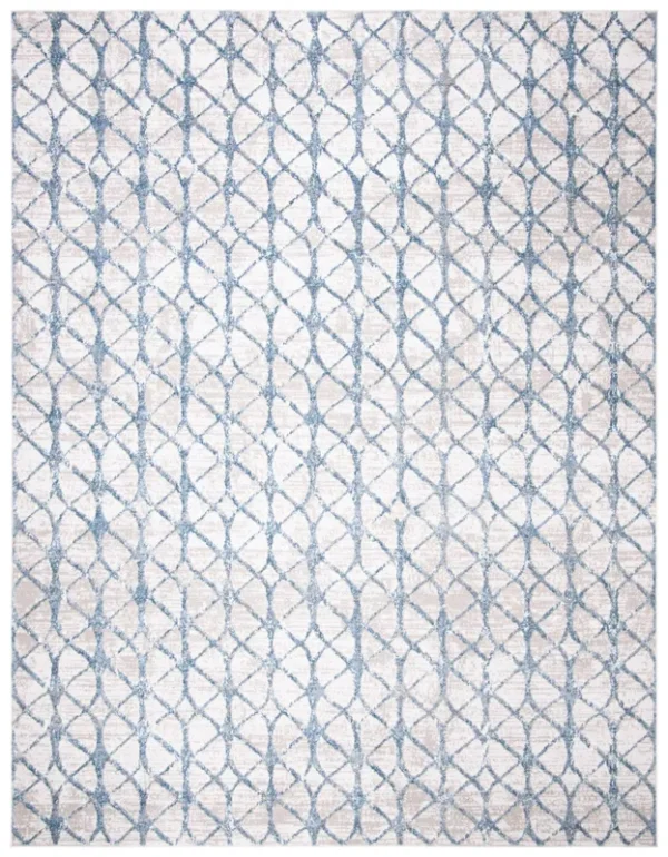 Safavieh Amelia Floella Geometric Area Rug, Grey/Blue, 9' Square
