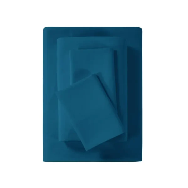 Mainstays Soft Wrinkle Resistant Microfiber Twin/Twin XL Corsair Sheet Set, Blue