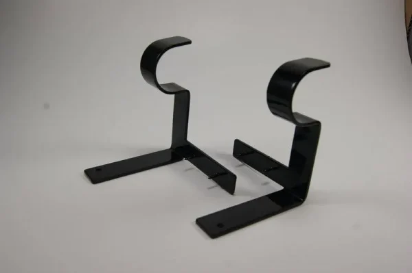 Kwik-Hang Kh1inbk Curtain Rod Bracket, Enamel, Black