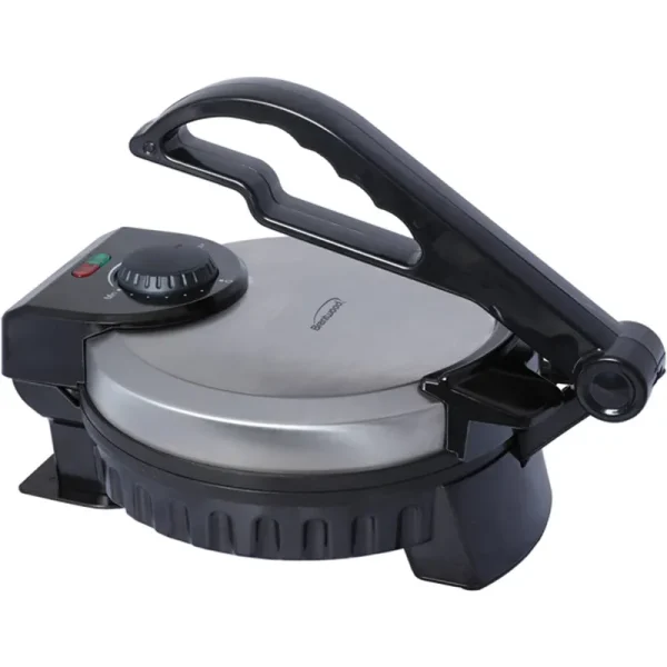 Brentwood TS-127 Electric Tortilla Maker, Silver/Black