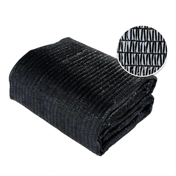Agfabric 30% Shade Cloth 8x12ft Net Mesh Shade with Clips for Garden Patio&Plants, Black