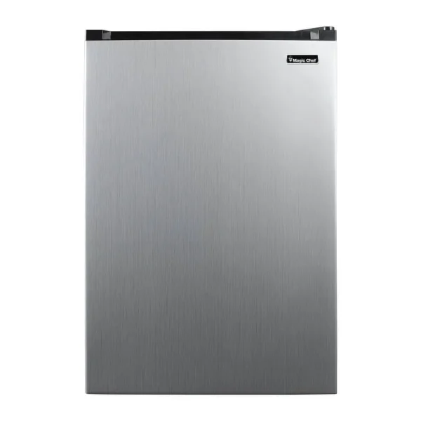 4.4 Cu. ft. Mini Fridge in Stainless Steel Look Without Freezer