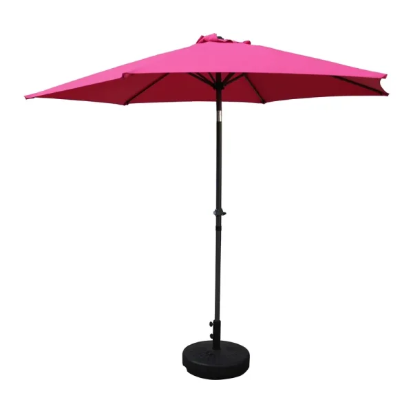 St. Kitts 9-Foot Aluminum Patio Market Umbrella - Bery Berry