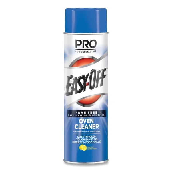 Easy-Off Fume Free Max Oven Cleaner, Foam, Lemon, 24 oz Aerosol Spray, 6/Carton