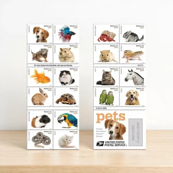 2016 Pets Series First Class -Forever Postage Stamps