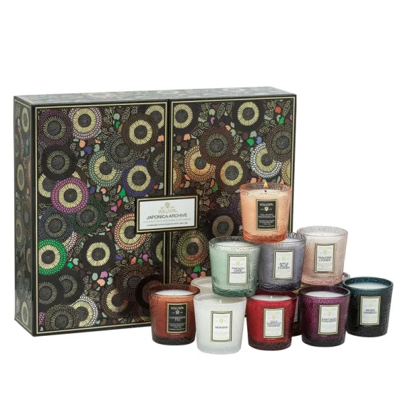 Voluspa Japonica Archive 12 Votive Candle Gift Set