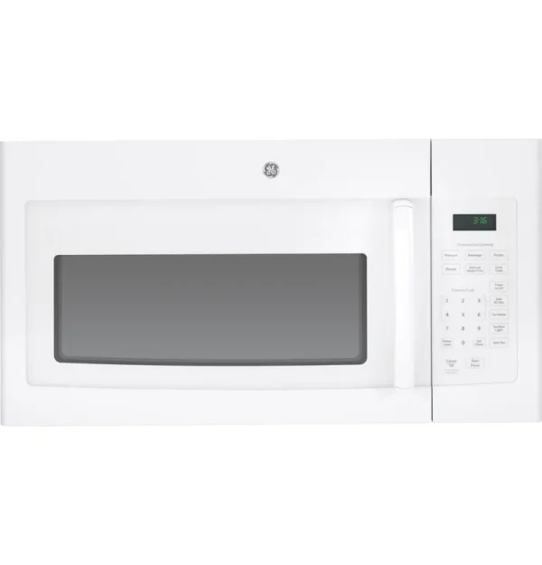 GE JVM3160 1000W Built-In Microwave Hood Combo - 1.6 cu ft - White