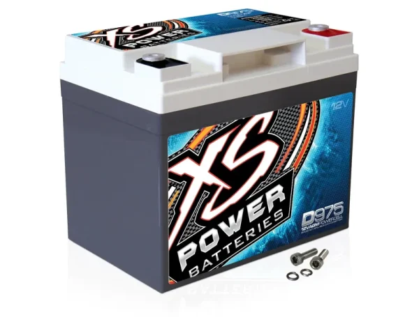 XS Power D975 2100 Amp AGM Power Cell Car Audio Battery + Terminal Hardware