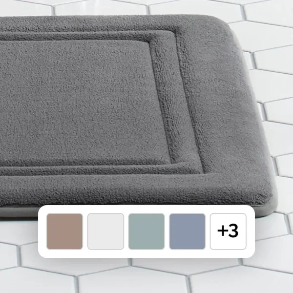 Member's Mark Quick-Dry Memory Foam Bath Mat, 24' x 36' -Brownstone