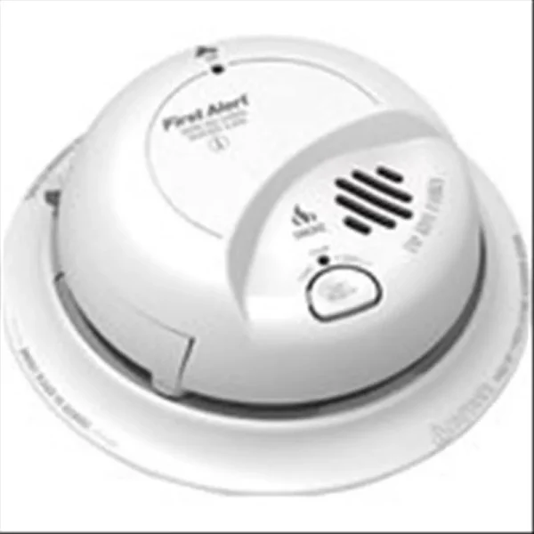 First Alert SC9120B Hardwire Combination Smoke/Carbon Monoxide Alarm with Battery Backup, Size: 1 Pack, White
