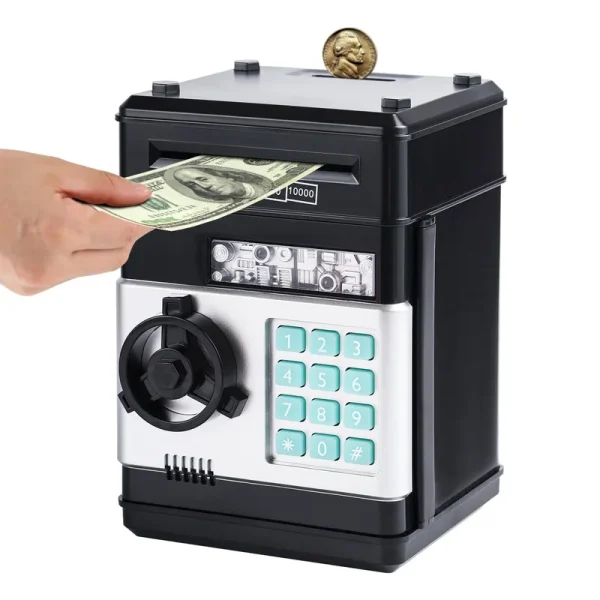Piggy Bank Cash Coin ATM Bank Electronic Coin Bank for Teens Girls Toy Ages 3-12 Children with Password Lock, Gift and Creative Idea for