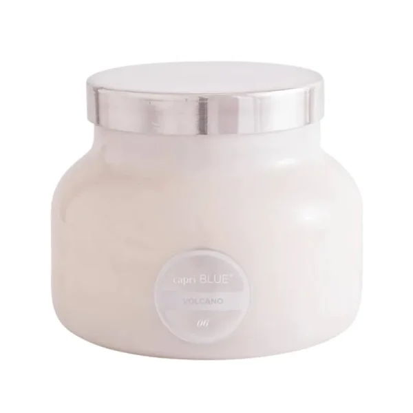 Capri Blue 19 oz Volcano White Signature Candle Jar