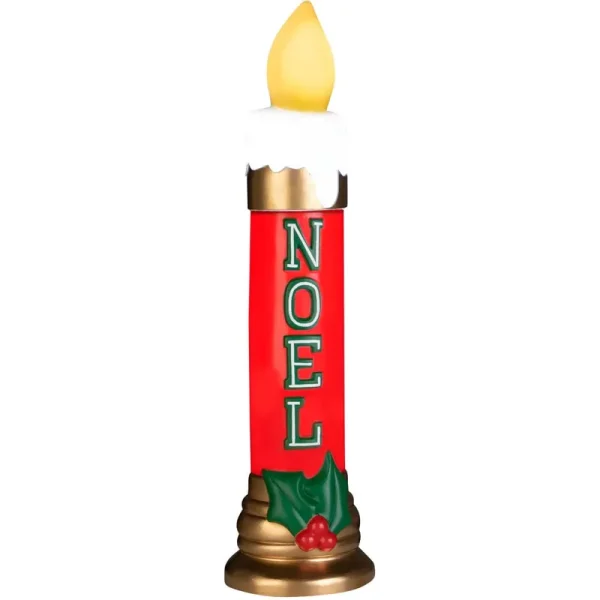 Gemmy Blow Mold Candle Outdoor Decor