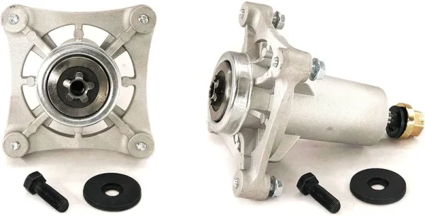 Set of 2 Spindle Assemblies Compatible with Craftsman, Poulan, Husky Part Numbers 187292, 192870, 21549012, 532187292, 532187292, 532192870, 539-