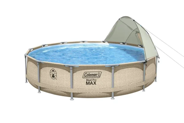 Coleman Steel Pro Max 14' x 33" Round Metal Frame Above Ground Pool Set