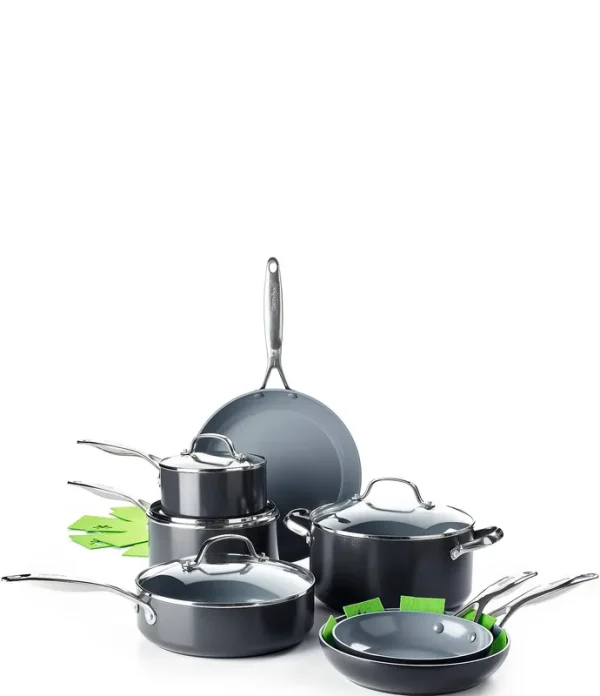 Green Pan Pan Set, Nonstick, Ceramic, Healthy