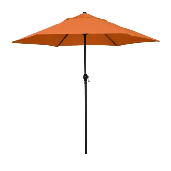 Astella 9' Steel Market Umbrella with Push Tilt - Tuscan