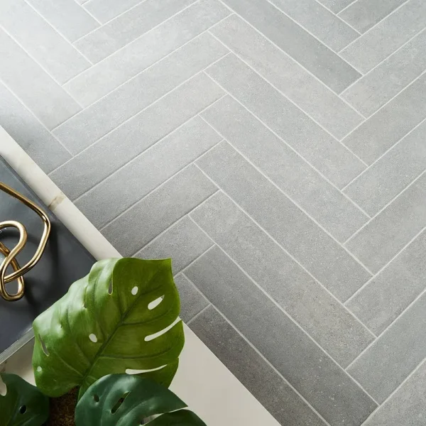 Ivy Hill Tile Texstone Gris 4x19 Matte Gray Porcelain Subway Tile, Backsplash, Wall and Floor