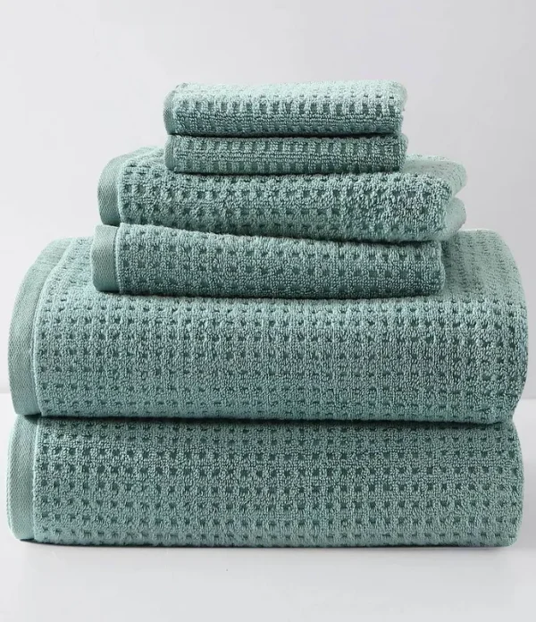Tommy Bahama Northern Pacific 6-Piece Bay Blue Cotton Towel Set