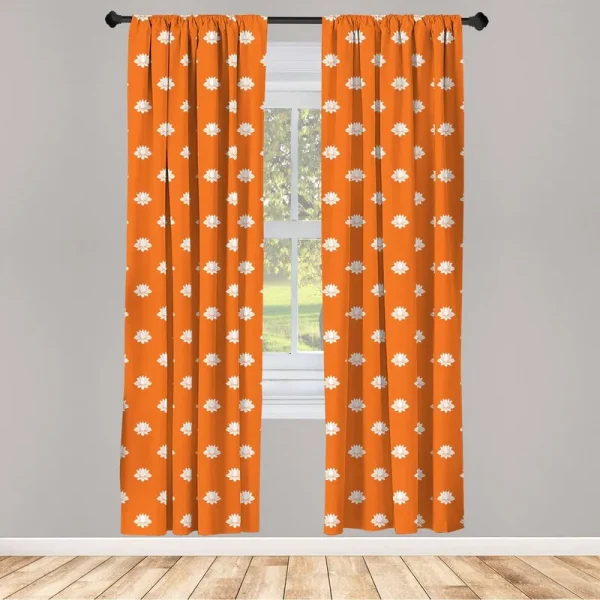 Room Darkening Rod Pocket Curtain Panels East Urban Home Size per Panel: 28" x 84"