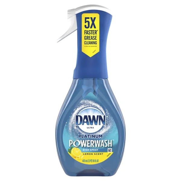 Dawn Dish Spray, Lemon Scent, Powerwash, Platinum 16 fl oz