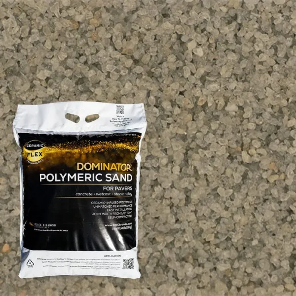 Dominator 40 Pound Gray Beige Dominator Polymeric Sand with Revolutionary Ceramic Flex Technology for Stabilizing Paver Joints/Gaps, 1/8��