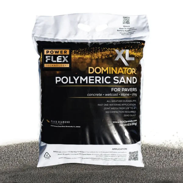 Dominator 40 lbs. XL Polymeric Sand Titanium Gray