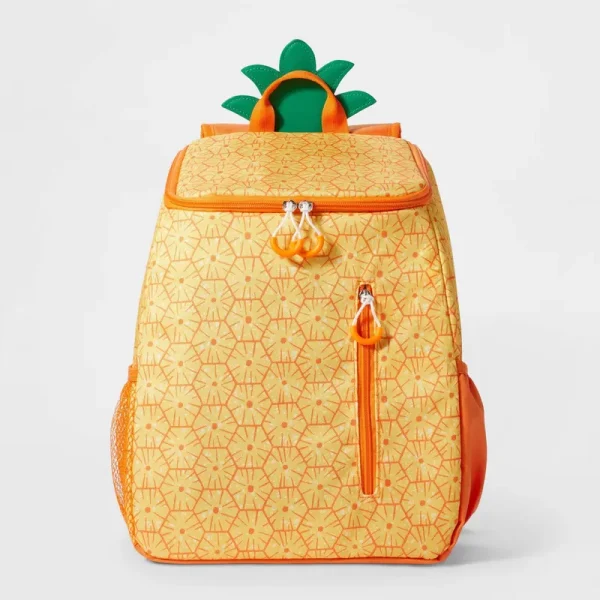 7.5qt Backpack Cooler Pineapple - Sun Squad