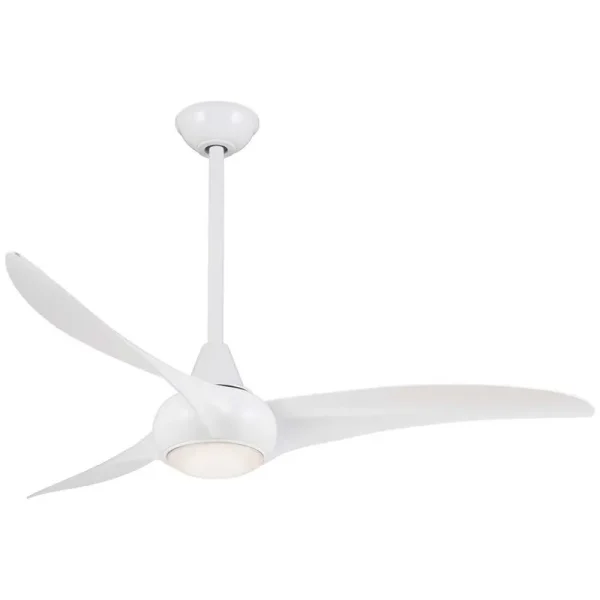 Minka Aire Light Wave 52" Ceiling Fan, White