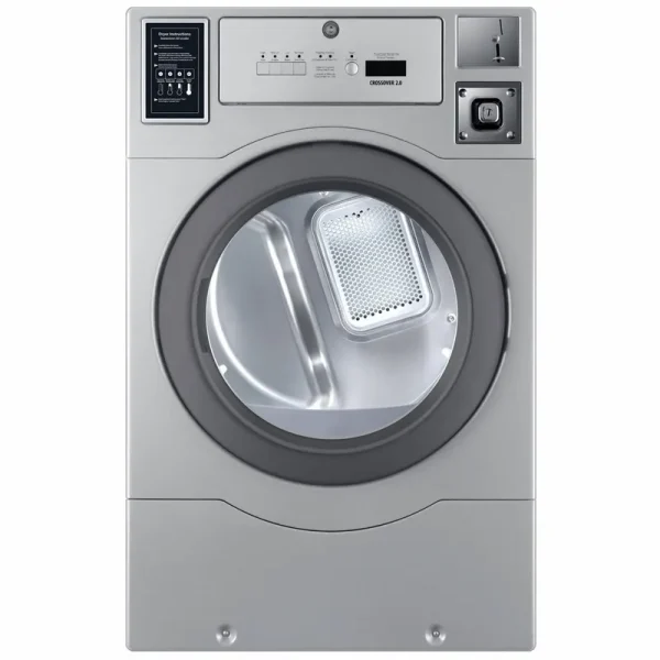 Crossover Commercial Laundry 7 Cu. ft. Gray Electric Dryer Coin-Operated