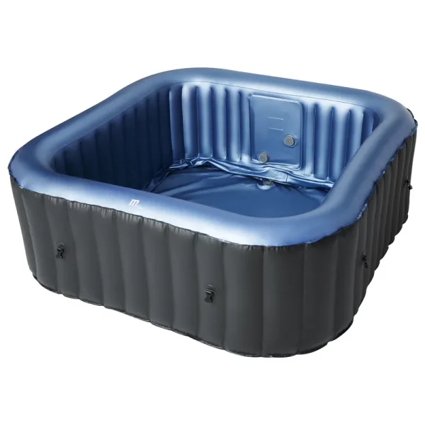 Mspa - USA 6 Person Inflatable Squared Hot Tub with Air Jets Massage System