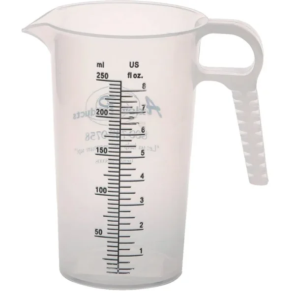 8 oz. Accu-Pour Polypropylene Measuring Pitcher