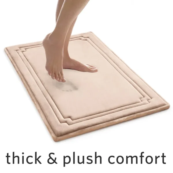 Better Homes & Gardens Thick & Plush Bath Rug, Cherry, Charcoal Infused Memory Foam, 21x34 inch, Size: 21 inch x 34 inch