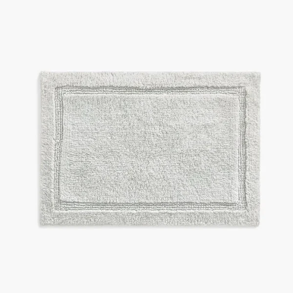 Under The Canopy Luxe Reversible Organic Bath Rug - Oyster Mushroom, Oyster Mushroom / Small Small Oyster Mushroom