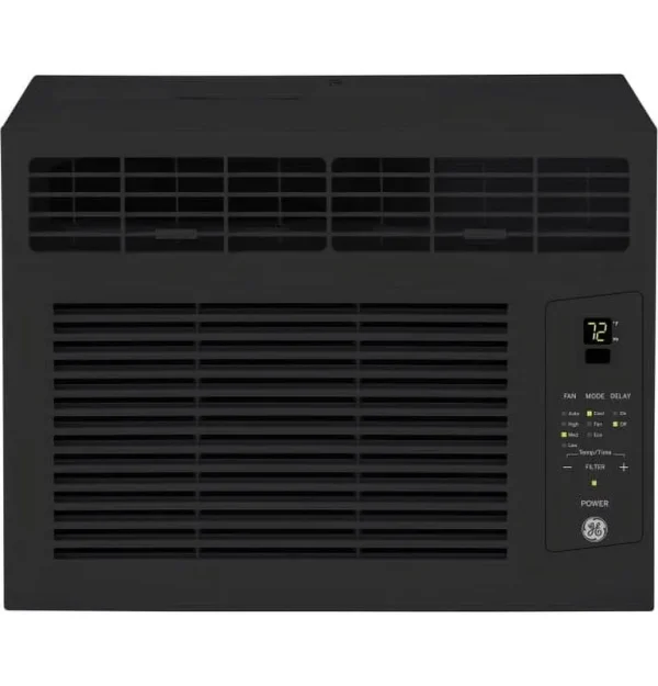 Ge? 6, 000 BTU Electronic Window Air Conditioner for Small Rooms up to 250 Sq Ft., Black