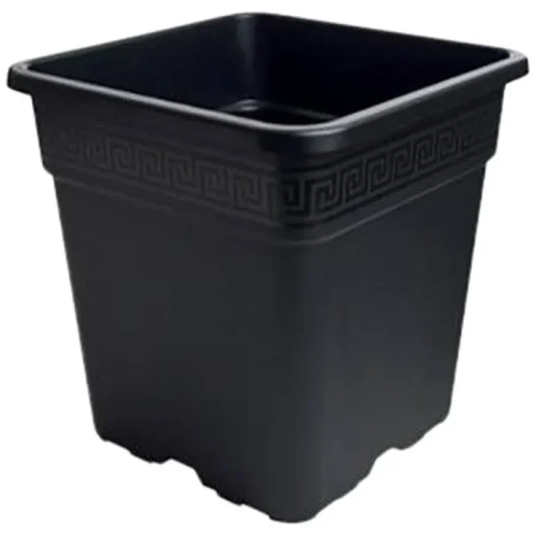 Gro Pro - Black Square Pot, 8 Gallon