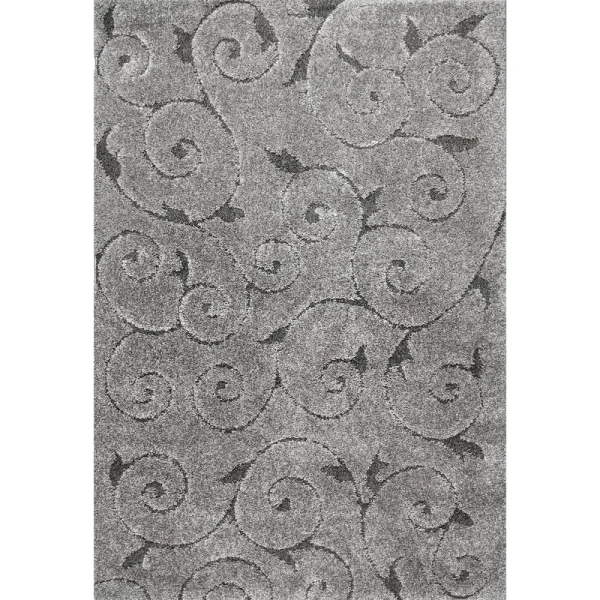 nuLOOM Maisha Dark Grey 5' 3" x 7' 6" Area Rug